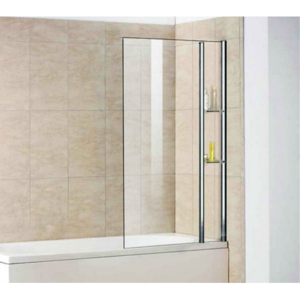 Душевая шторка на ванну RGW Screens SC-53 80х150 профиль хром, стекло прозрачное 03115308-11