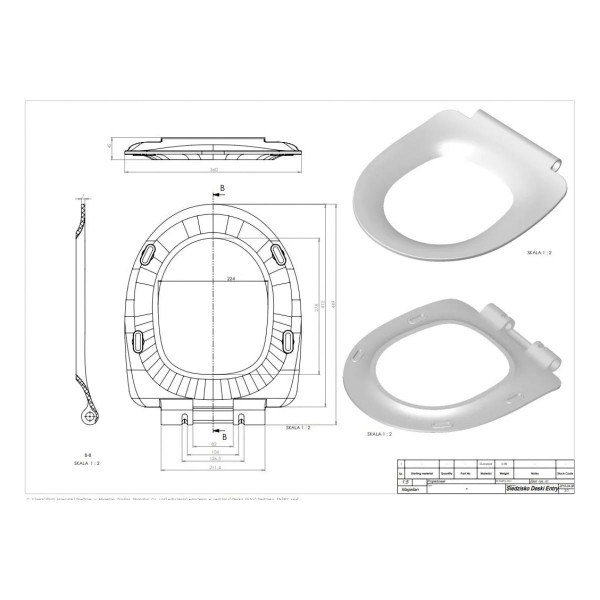 Сиденье для унитаза Cersanit Delfi DPL EO slim (S-DS-DELFI-S-DL-t)