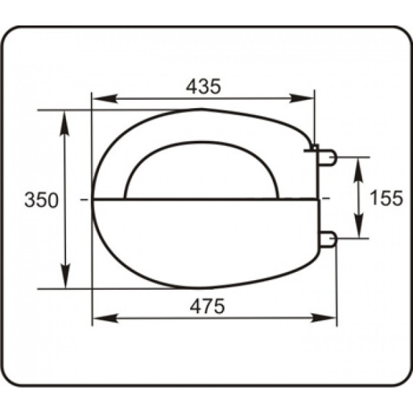 Сиденье для унитаза Santek Бриз белое (1WH301947)