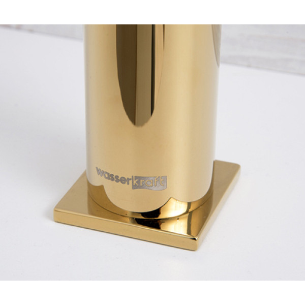 Смеситель для раковины WasserKRAFT Sauer золотой глянцевый (7103H)