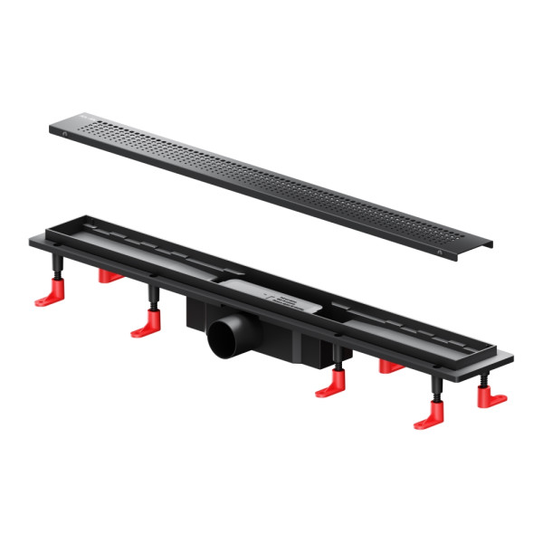 Душевой лоток AM.PM PrimeFlow линейный универс затвор Cut Gradient 70 см черн мат (W02SC-P11-070-01BM)