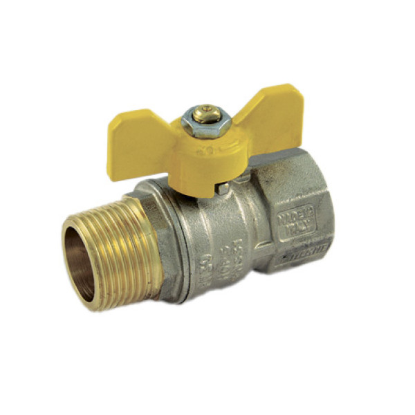 Кран газовый шаровый Tiemme "TORNADO" 3/4" ВН (бабочка) (2390011) Кран газовый шаровый Tiemme "TORNADO" 3/4" ВН (бабочка) (2390011)