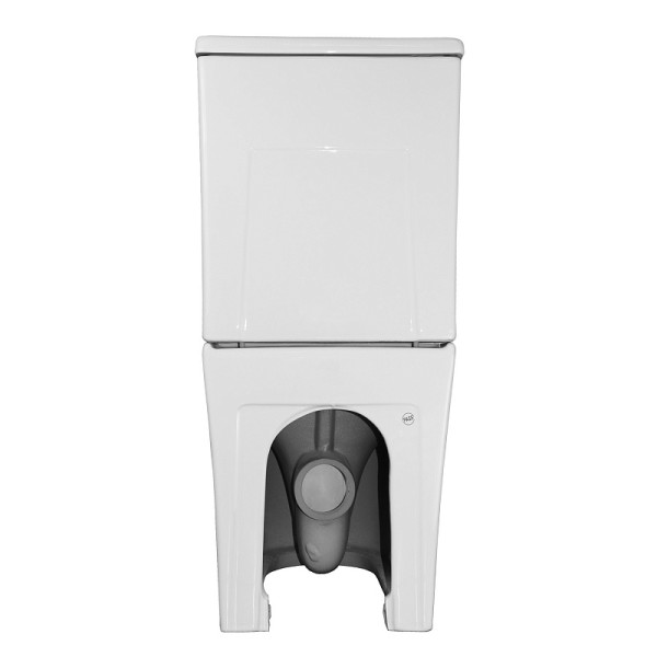 Унитаз напольный Azario Conto с сиденьем с микролифтом белый (AZ-T005BR)