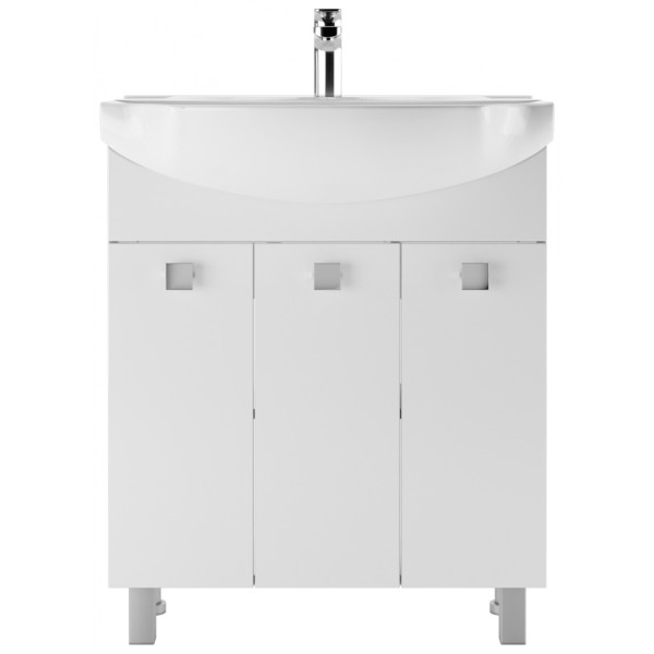 Тумба напольная Элеганс 75 Мега без ящика Айсберг Домино (DM4601T) Тумба напольная Элеганс 75 Мега без ящика Айсберг Домино (DM4601T)