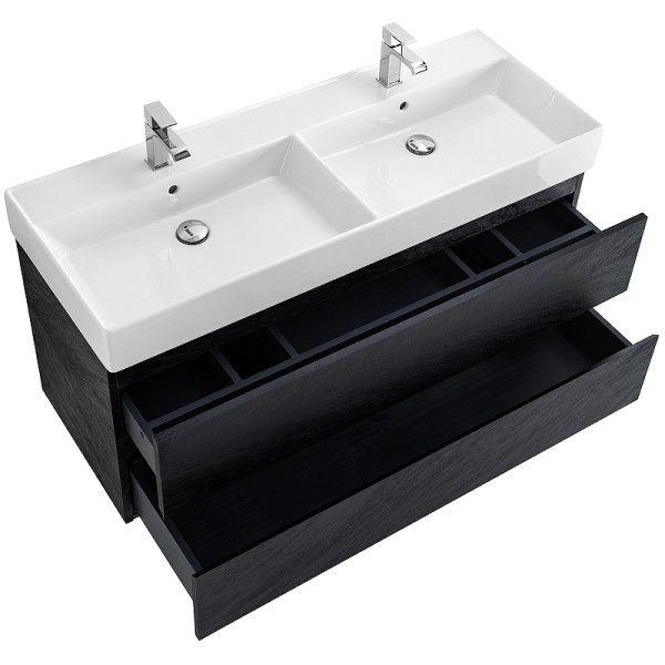 Тумба подвесная Cezares Molveno 46 120x50 Nero (MOLVENO 46-120-2C-SO-2-NR) Тумба подвесная Cezares Molveno 46 120x50 Nero (MOLVENO 46-120-2C-SO-2-NR)