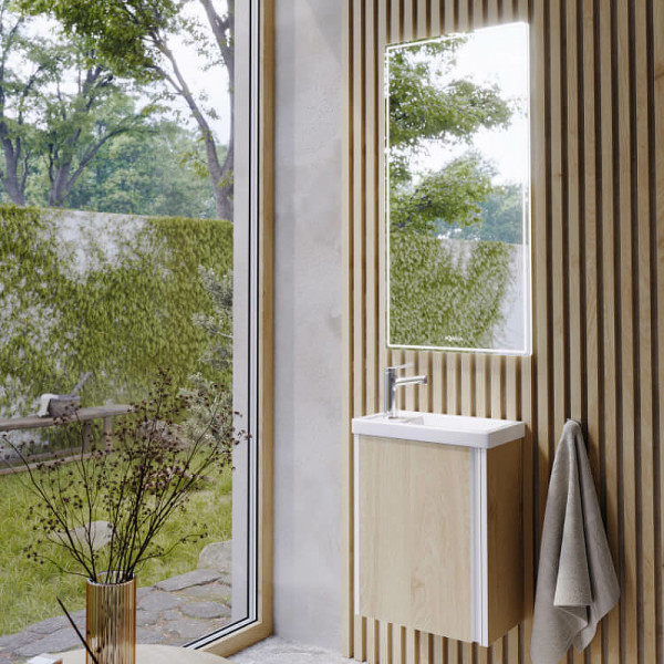 Тумба подвесная Aqwella Urban 455x255x490 дуб давос натуральный (URB0145DD)