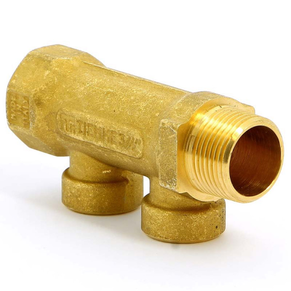 Коллектор "Tiemme" 2 отв. 3/4"*1/2"В (латунь) (1910052) Коллектор "Tiemme" 2 отв. 3/4"*1/2"В (латунь) (1910052)