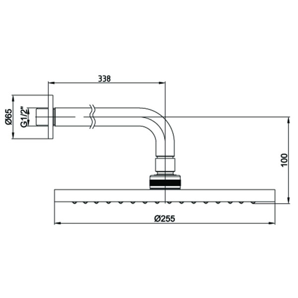 Душ верхний E.C.A Myra (102145034EX) Душ верхний E.C.A Myra (102145034EX)