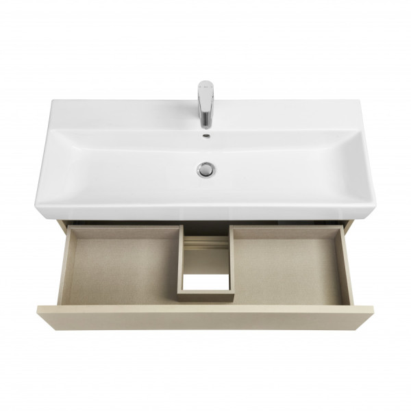 Тумба подвесная Roca Oleta 961x374x548 коричнево-бежевый (A857641515)