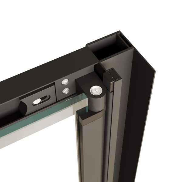 Душевая дверь RGW Passage 70x190 стекло , профиль черный (06082107-14)