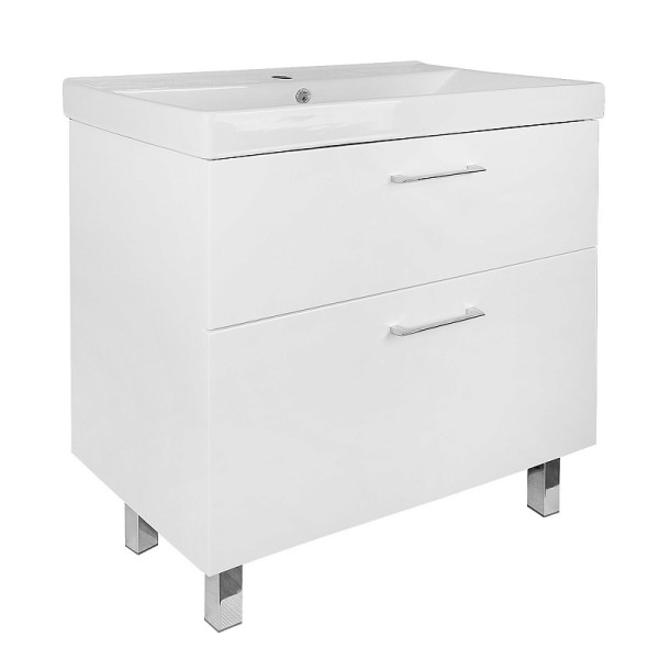 Тумба напольная Azario с раковиной Ника 80 Н с раковиной Tempo 80 (CS00091370) Тумба напольная Azario с раковиной Ника 80 Н с раковиной Tempo 80 (CS00091370)