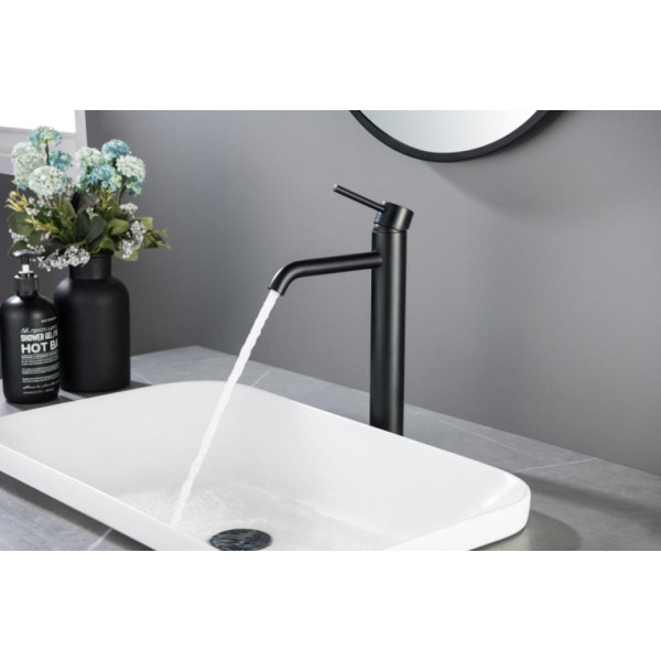 Смеситель для раковины Aquatek Европа черный матовый (AQ1304MB)