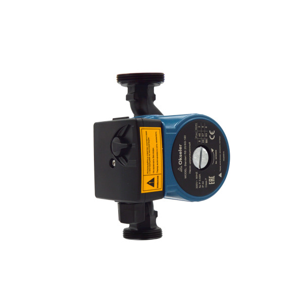 Насос циркуляционный Okseler Standart RS 25/6G-180 с гайками (Oks00510) Насос циркуляционный Okseler Standart RS 25/6G-180 с гайками (Oks00510)