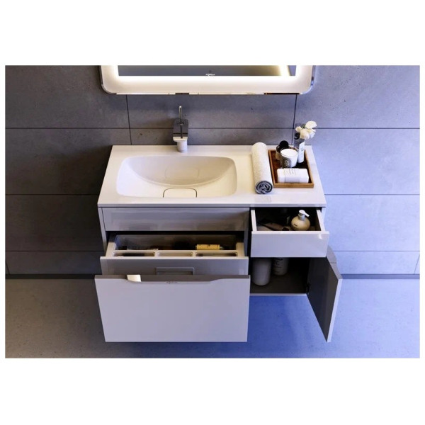 Раковина встаиваемая Aqwella Malaga 91,8x45 левая (MAL.09.04.D-L)