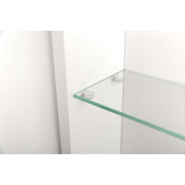 Зеркальный шкаф BelBagno 600x800x150 с одной распашной дверью с двумя стеклянными полками со встроенной подсветкой и сенсорным выключателем (SPC-GRT-6 Зеркальный шкаф BelBagno 600x800x150 с одной распашной дверью с двумя стеклянными полками со встроенной подсветкой и сенсорным выключателем (SPC-GRT-6