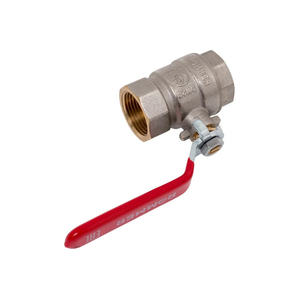 Кран 3/4" ВВ шаровый Rommer (ГОСТ, красная ручка) RBV-0001-2110320 Кран 3/4" ВВ шаровый Rommer (ГОСТ, красная ручка) RBV-0001-2110320