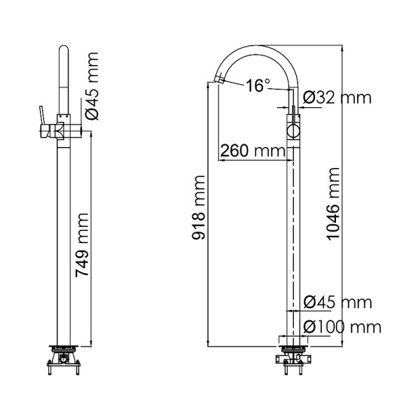 Смеситель для раковины WasserKRAFT Main хром (4153)