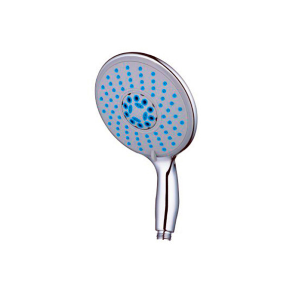 Лейка душевая Melodia Luxe 5 функций d150 хром/серый (MKP26307BL)