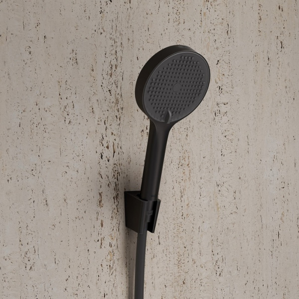 Лейка душевая Aiger черная матовая Iddis (AIG4FB0i18)