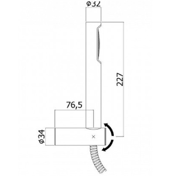 Душевой гарнитур Paffoni Birillo хром (ZDUP054CR) Душевой гарнитур Paffoni Birillo хром (ZDUP054CR)