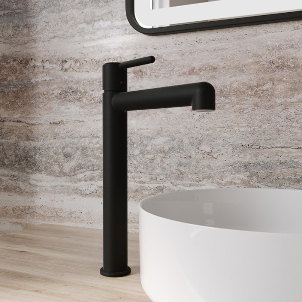 Смеситель для раковины Iddis Aiger черный (AIGBL01i01)