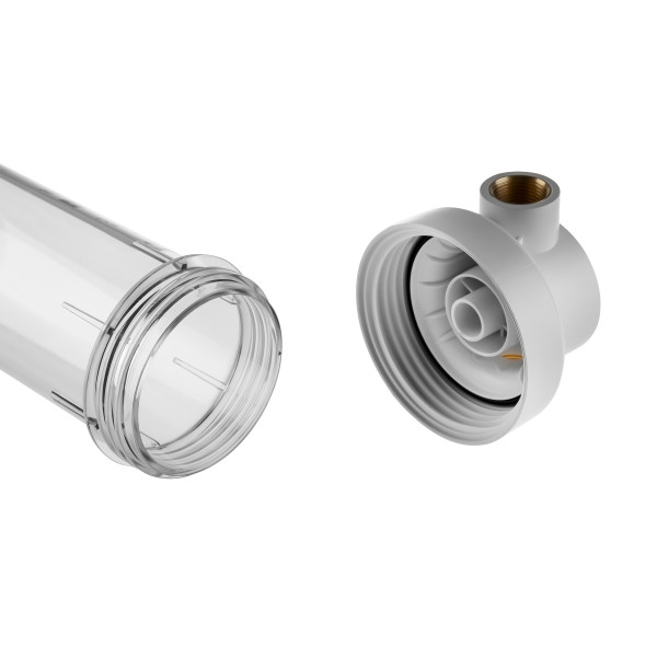 Фильтр колбовый Гейзер Гарант 3/4" 10SL (прозрачный, для холодной воды) (50775) Фильтр колбовый Гейзер Гарант 3/4" 10SL (прозрачный, для холодной воды) (50775)