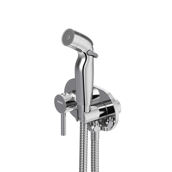 Смеситель для душа Damixa Option с гигиеническим душем, с держателем, хром (212000000)