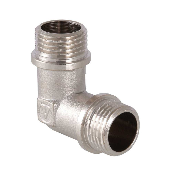 Угольник 1/2" НН Valtec (никель) (VTr.093.N.0004)