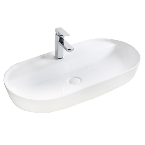 Раковина накладная BelBagno белая (BB1347) Раковина накладная BelBagno белая (BB1347)