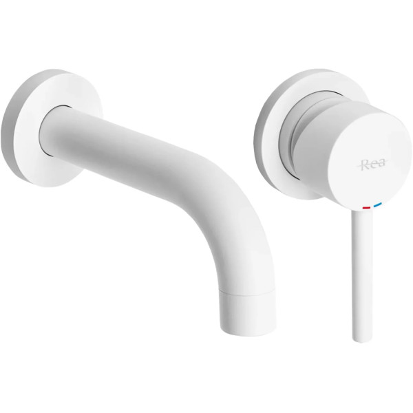 Смеситель для раковины скрытого монтажа REA Lungo white + box (REA-B9559) Смеситель для раковины скрытого монтажа REA Lungo white + box (REA-B9559)