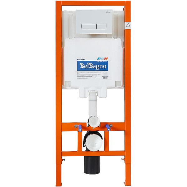 Инсталляция для унитаза с клавишей BelBagno белый (BB002-80/BB009-MR-BIANCO)