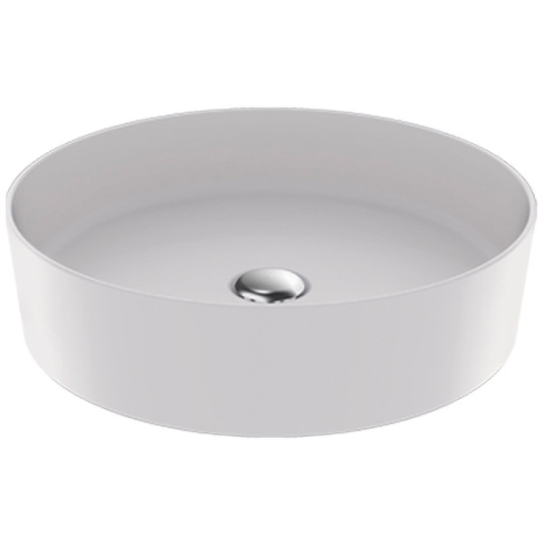 Раковина накладная Creavit Loop 45x45 белая (LP145-00MB00E-0000)