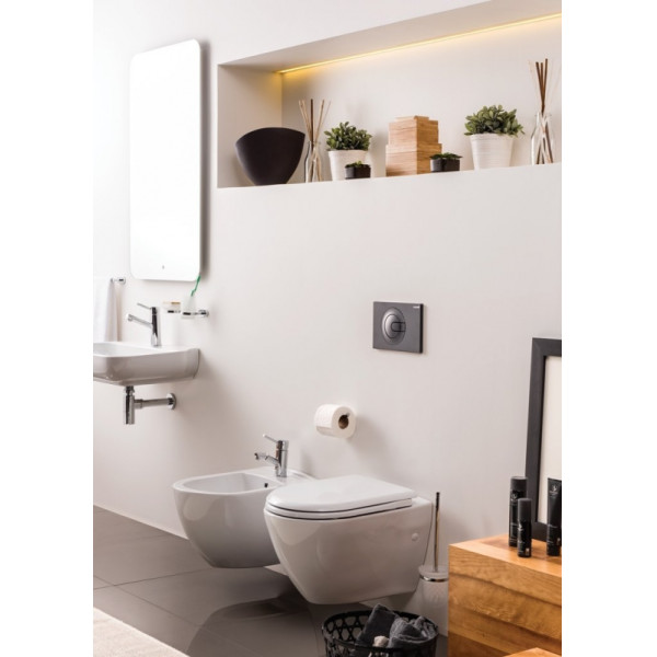 Унитаз подвесной с биде Creavit Free 35,7x51x35 белый (FE320-00CB00E-0000)