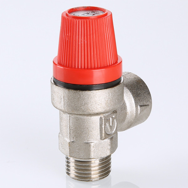 Клапан предохранительный 1/2" (3 бар, никель) Valtec (VT.496.N.0430) Клапан предохранительный 1/2" (3 бар, никель) Valtec (VT.496.N.0430)
