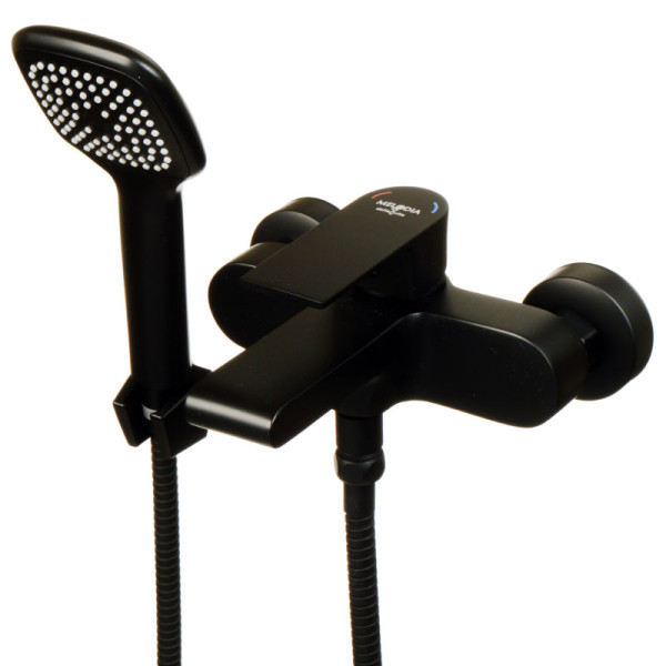 Смеситель для ванны и душа Melodia della vita Waltz черный (MDV30140bk)