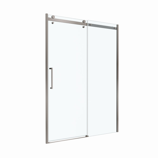 Душевая дверь BelBagno Marino 140x195 стекло прозрачное, профиль оружейная сталь матовая (MARINO-2-BF-1-140-C-GM)