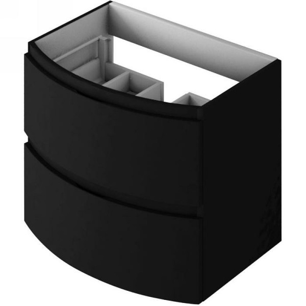 Тумба подвесная Cezares Vague 69x55 Nero opaco (55282)