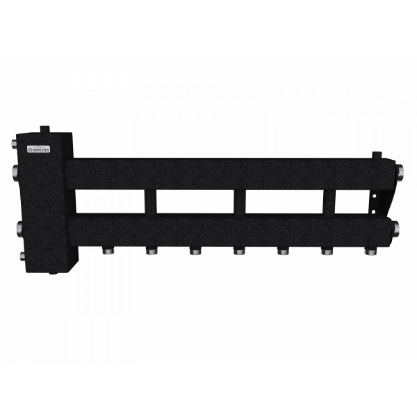 Коллектор балансировочный Gidruss BM-150-4D (до 150 кВт, подкл. котла G 1 1/2", 3 контура G 1" + боковой контур G 1 1/2", ст. 09Г2С) Коллектор балансировочный Gidruss BM-150-4D (до 150 кВт, подкл. котла G 1 1/2", 3 контура G 1" + боковой контур G 1 1/2", ст. 09Г2С)
