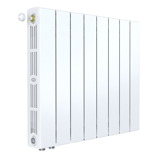 Радиатор биметаллический Rifar SUPReMO Ventil L 800 (9 секций, НП лев подкл. 50 мм.) (RS80009VL)