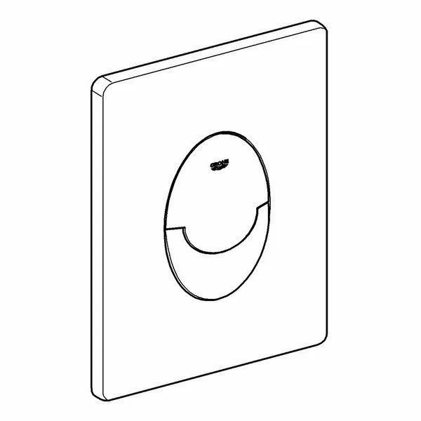 Клавиша смывная Grohe Skate Air черный матовый (38505KF0) Клавиша смывная Grohe Skate Air черный матовый (38505KF0)