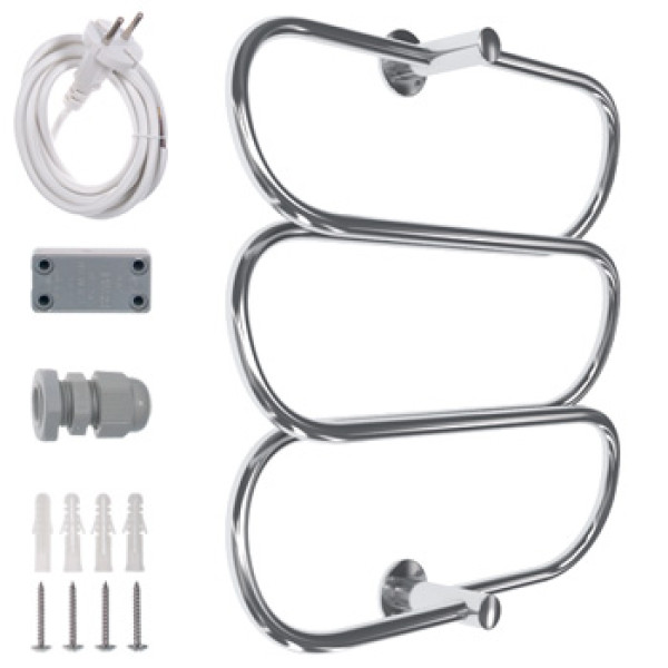 Полотенцесушитель электрический Energy AURA 800х600 хром Полотенцесушитель электрический Energy AURA 800х600 хром