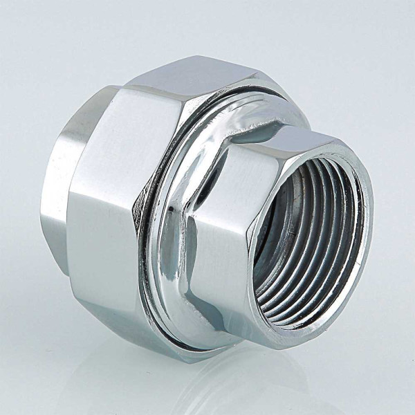 Сгон прямой 3/4" ВВ Valtec (хром) (VTr.340.C.0005) Сгон прямой 3/4" ВВ Valtec (хром) (VTr.340.C.0005)
