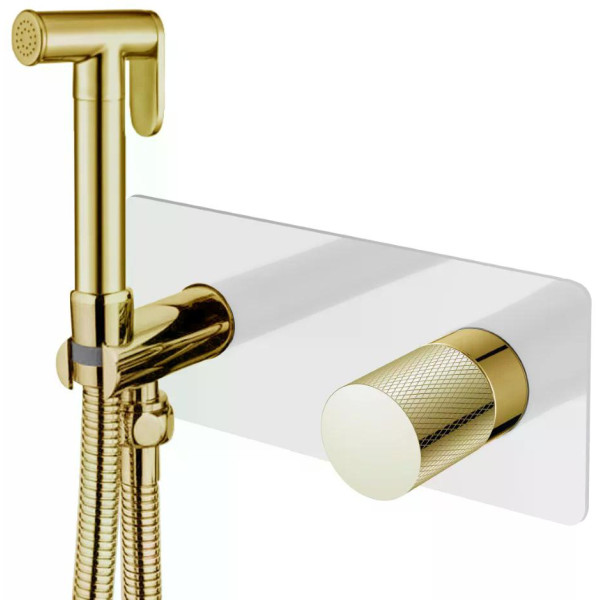 Смеситель с гигиеническим душем Boheme Stick Белый (127-WG.2) Смеситель с гигиеническим душем Boheme Stick Белый (127-WG.2)