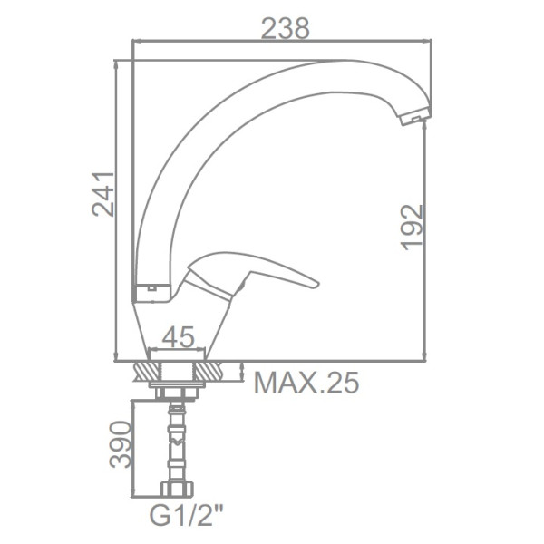 Смеситель для кухни Ledeme (L5928-B) Смеситель для кухни Ledeme (L5928-B)