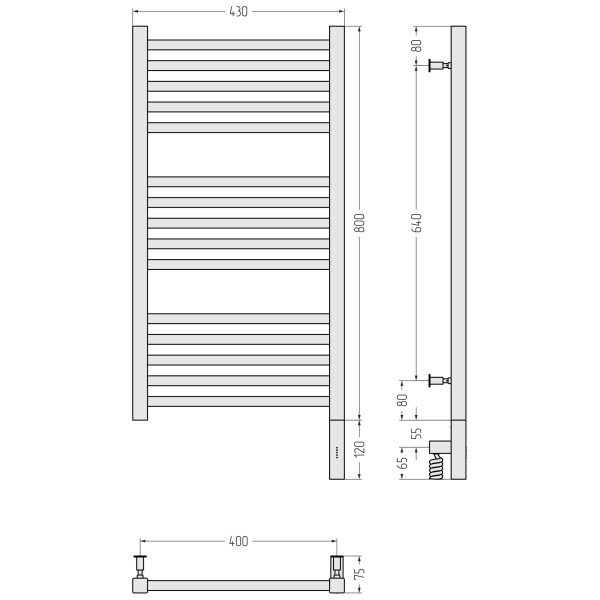 Полотенцесушитель электрический Сунержа Модус 3.0 800x400 провод справа матовый белый (30-5701-8040) Полотенцесушитель электрический Сунержа Модус 3.0 800x400 провод справа матовый белый (30-5701-8040)