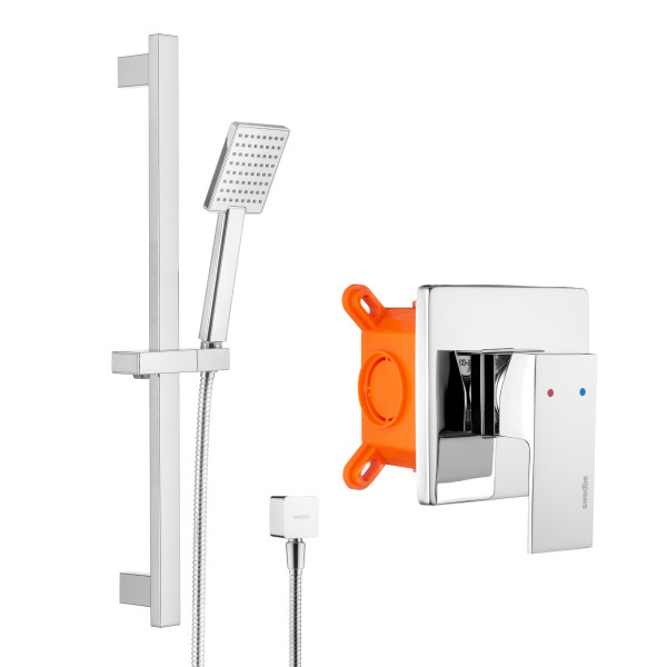 Система душевая Swedbe Platta встраиваемая хром (5533)