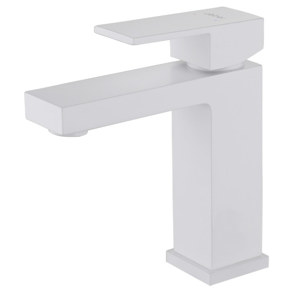 Смеситель для раковины Abber Daheim белый матовый (AF8210W) Смеситель для раковины Abber Daheim белый матовый (AF8210W)