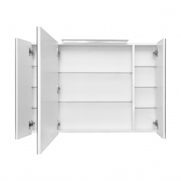 Шкаф зеркальный Roca Oleta 1000x137x700 белый глянцевый (A857648806)