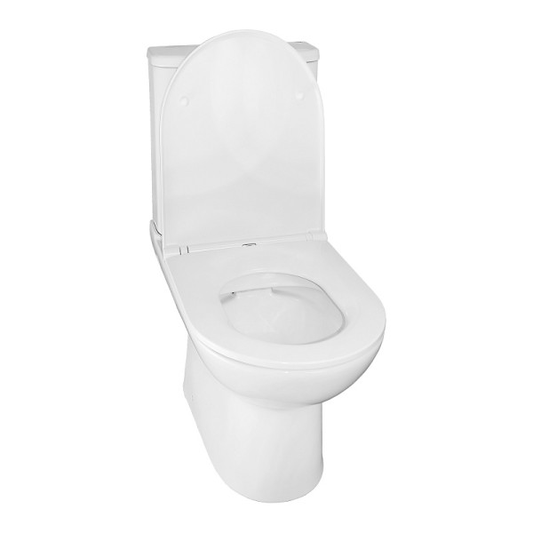 Унитаз напольный Kano безободковый с бачком с сиденьем микролифт (93590)