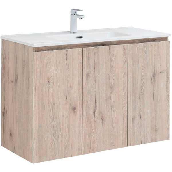 Тумба подвесная Aquanet Алвита New 100 3 дверцы, дуб веллингтон белый (00277533) Тумба подвесная Aquanet Алвита New 100 3 дверцы, дуб веллингтон белый (00277533)